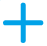 水色のプラスマークのイラスト