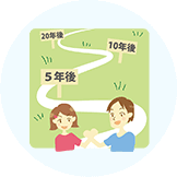 継続サポートのイメージイラスト